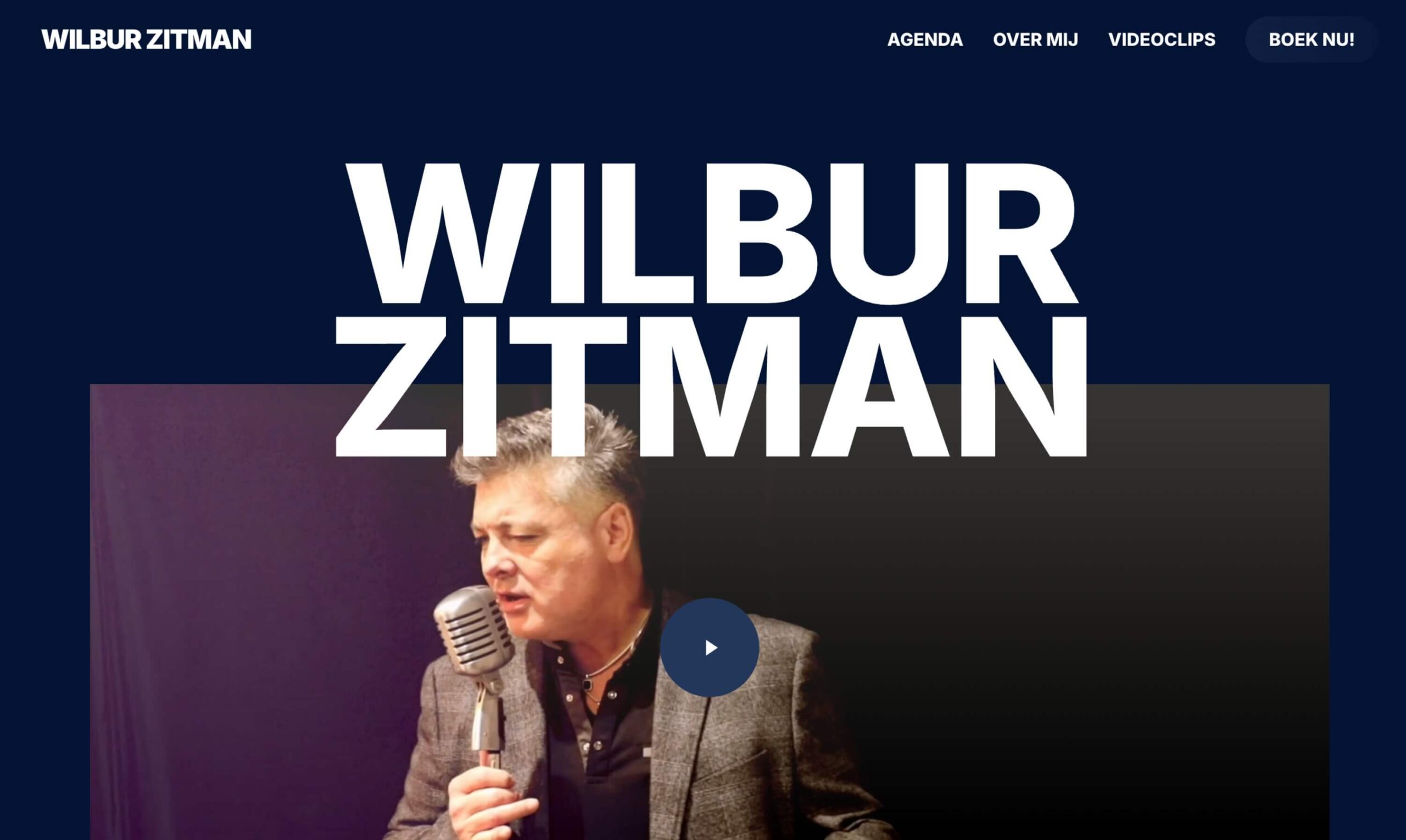Artiesten website wilbur zitman